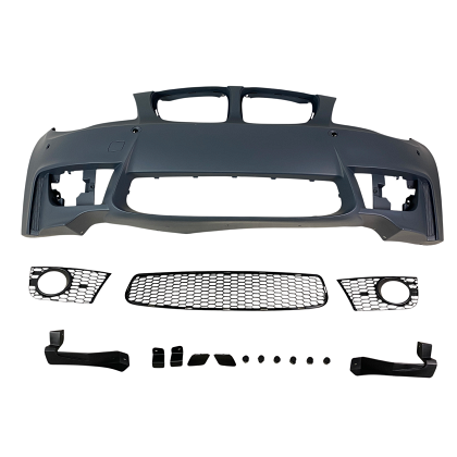 Bară față BMW E81 / E87 (2004-2011) - look M1 cu orificii pentru proiectoare