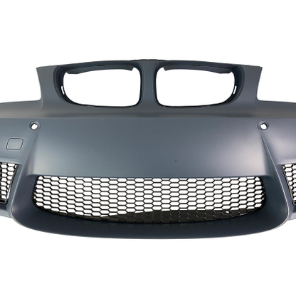 Bară față BMW E81 / E87 (2004-2011) - look M1 cu orificii pentru proiectoare