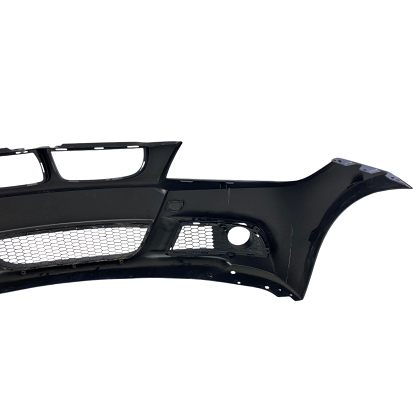 Предна броня за BMW E90 / E91 (2005-2008) - M-Tech дизайн с отвори за пръскалки, без парктроник грундирана