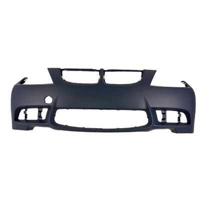Bară de protecție față pentru BMW E90 / E91 (2005-2008) - design M3 fără găuri pentru proiectoare, fără găuri pentru spălătoare faruri, cu și fără senzori de parcare, amorsată