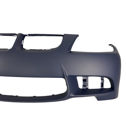 Bară de protecție față pentru BMW E90 / E91 (2005-2008) - design M3 fără găuri pentru proiectoare, fără găuri pentru spălătoare faruri, cu și fără senzori de parcare, amorsată