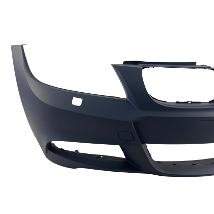 Bară de protecție față pentru BMW E90 / E91 (2008+) - design M-Tech cu găuri pentru spălătoare, fără parktronic, grunduită