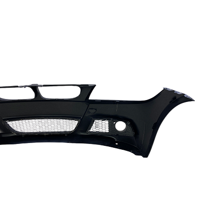 Bară de protecție față pentru BMW E90 / E91 (2008+) - design M-Tech cu găuri pentru spălătoare, fără parktronic, grunduită