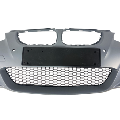 Предна броня за BMW E92 (2006-2009) - M-Tech дизайн с отвори за халогени и парктроник