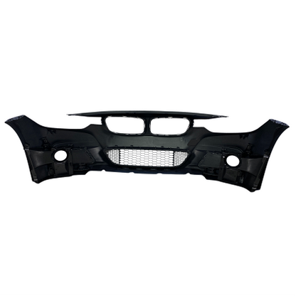 Bară de protecție față BMW F30 (2012-2018) - design M-Tech cu găuri pentru proiectoare, fără senzori de parcare