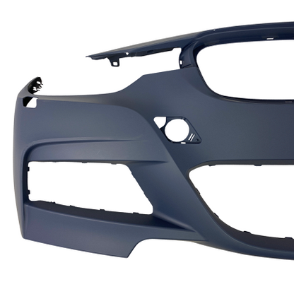 Bară de protecție față BMW F30 (2012-2018) - design M-Tech cu găuri pentru proiectoare, fără senzori de parcare
