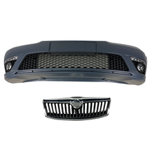Предна броня за Skoda Octavia 2 (2009-2013) facelift с дневни светлни и халогени