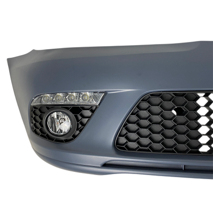 Предна броня за Skoda Octavia 2 (2009-2013) facelift с дневни светлни и халогени