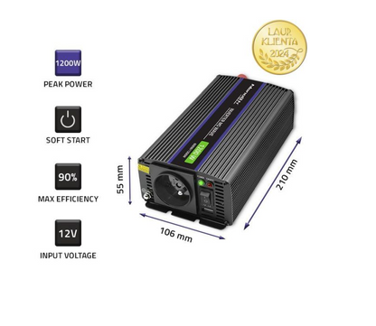 Преобразувател на напрежение Monolith 1200 MS Wave