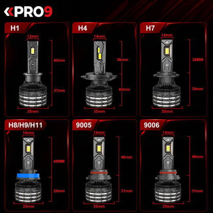 LED крушки H11 65W 6000K 12000lm 12-24V