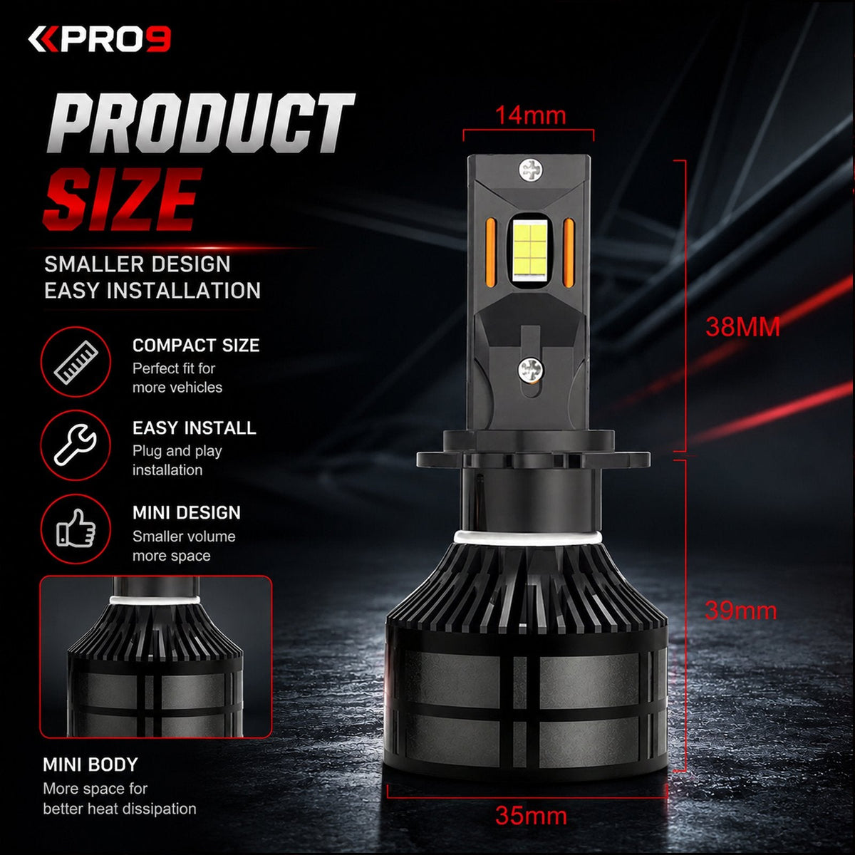 LED крушки H7 60W 6000K 14000lm 12-24V