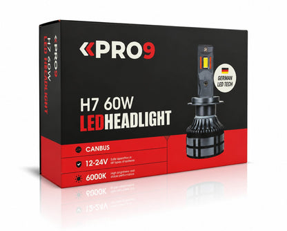 LED крушки H7 60W 6000K 14000lm 12-24V