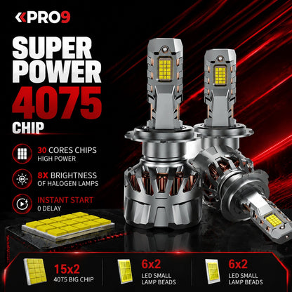 LED крушки H11 100W 6000K 16000lm 12-24V