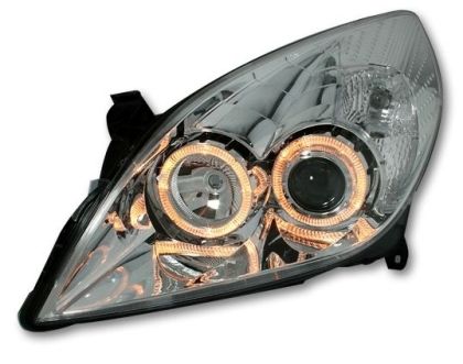 Кристални фарове OPEL VECTRA C (05-09) - хром