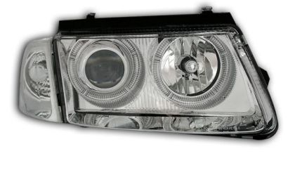 Кристални фарове Angel Eyes VW PASSAT 3B/ B5 (1997-2000) - хром