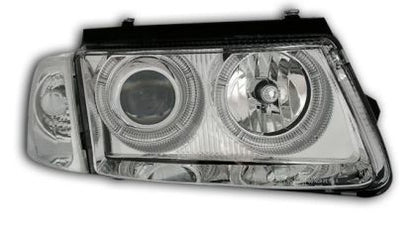 Кристални фарове Angel Eyes VW PASSAT 3B/ B5 (1997-2000) - хром