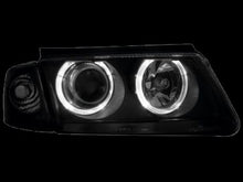 Кристални фарове Angel Eyes VW PASSAT 3B/ B5 (1997-2000) - черни