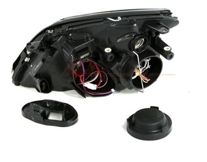 Кристални фарове за OPEL VECTRA C (02-05) - черни