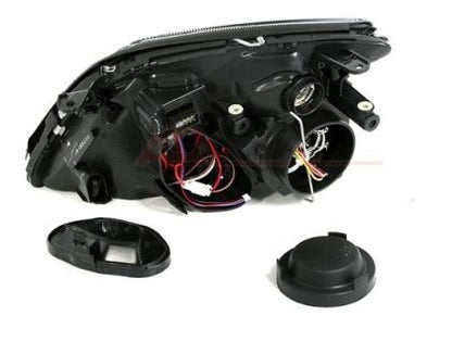 Кристални фарове за OPEL VECTRA C (02-05) - черни