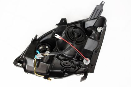 Кристални фарове HONDA CIVIC (2001-2005) 3/5 врати - черни