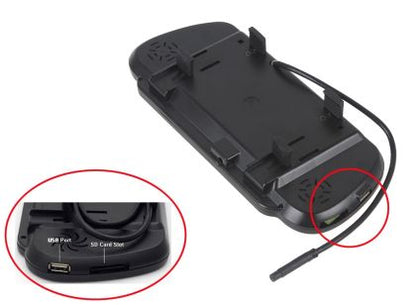 Парктроник с цветен дисплей 7" в огледало с USB, Bluethooth и камера