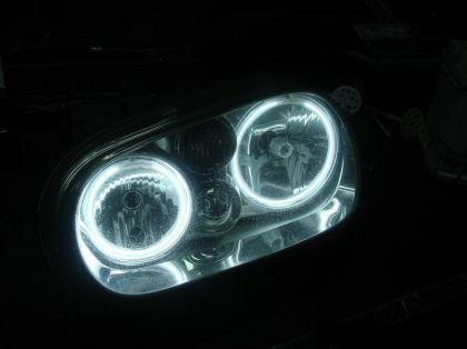 Ангелски Очи CCFL за VW GOLF 4 - бял цвят