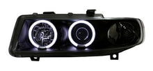 Кристални фарове Angel Eyes SEAT LEON / TOLEDO (1999-2004)- черни