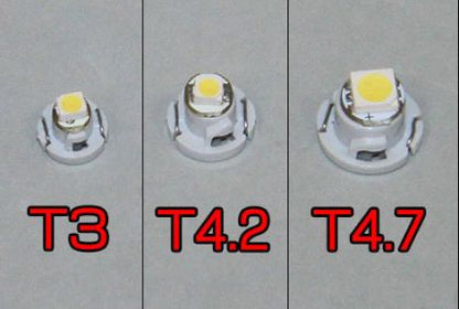 Лед крушки тип T3 2W син