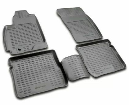 3D Гумени стелки за MITSUBISHI L200 (2015-2019) - 4 pcs.