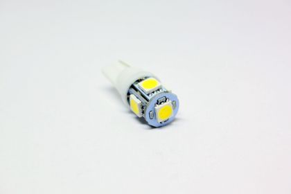 Лед крушки тип T10 с 5 SMD диода 5000K