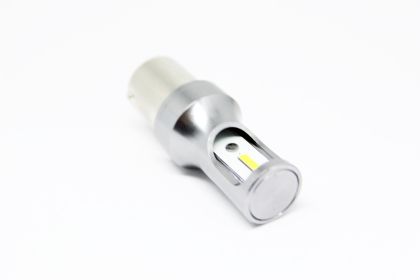 Диодна крушка BA15S с 2 1860 chip super bright диода с Canbus- единична светлина Бял