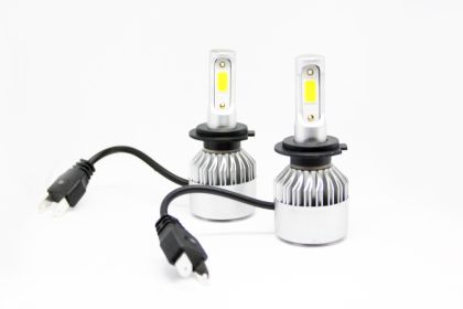 Лед крушки - Led система Н7 за фарове S2 - 30 800 Лукса, 18W - COB 6000K - 300% повече светлина