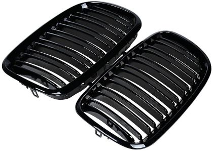 Решетки за BMW X5 E70 / X6 E71 (2007+) - Двойни - Гланц