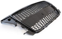 Решетка с поставка за емблема за Audi A3 (2008-2013) - RS-Look Черна-gloss