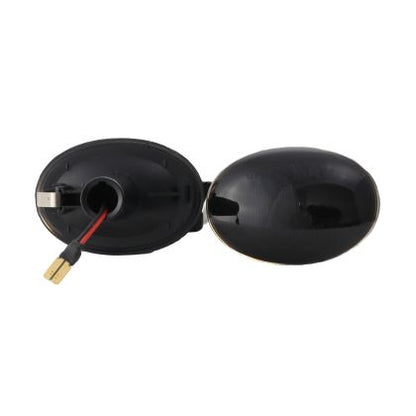 Диодни мигачи за калник за Mini Cooper R55,R56,R57,R58,R59 (2006-2013) - опушени с бягащ мигач