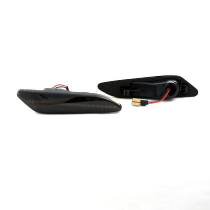 Диодни мигачи за калник за Alfa Romeo 156 / 147 (2005-2010) / Fiat Tipo (2015+) - опушени с бягащ мигач