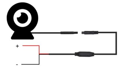 WiFi Камера за задно виждане за телефон за бус, камион, кемпер - с 18 ярки диода - модел 2