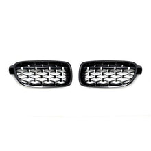 Решетки за BMW F30 (2011+) - Гланц - Diamond Design - хром / черно
