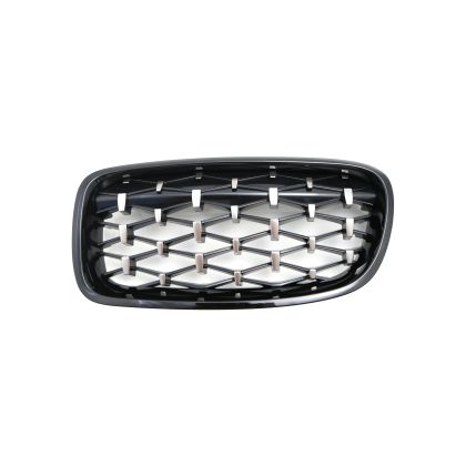 Решетки за BMW F30 (2011+) - Гланц - Diamond Design - хром / черно
