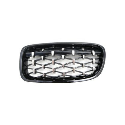 Решетки за BMW F30 (2011+) - Гланц - Diamond Design - хром / черно