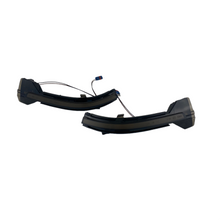 Диодни мигачи за странични огледала за BMW 5 series F10, F11, GT F07, F12, F13 (2020-2017), 7 series F01 (2008-2015) - опушени с бягащ мигач
