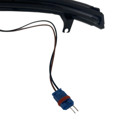 Диодни мигачи за странични огледала за BMW 5 series F10, F11, GT F07, F12, F13 (2020-2017), 7 series F01 (2008-2015) - опушени с бягащ мигач