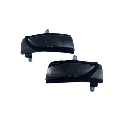 Диодни мигачи за странични огледала за Subaru Forester (2013-2018), Impreza (2012-2018), Legacy (2012-2019), Outback (2010-2019), WRX (2015-2019) - опушени с бягащ мигач