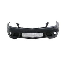 Предна броня за Mercedes C-Class W204 (2007-2011) sedan / combi - AMG look - без халогени и без отвори за парктроник