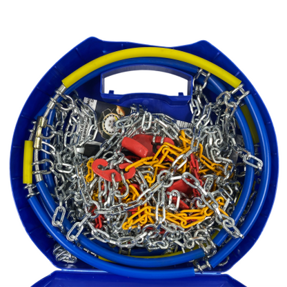 Метални вериги за сняг 12mm. кръстосана плетка - размер 90 за 14", 15", 16", 17", 18" - 2бр.