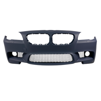 Предна броня за BMW F10 / F11 (2010-2014) - M5 дизайн с отвори за парктроник и отвори за халогени