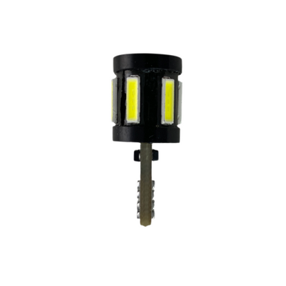Лед крушка тип Т10 с 5 SMD 7020 + 4 SMD отпред 3030 Canbus - 5000К