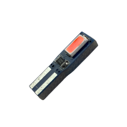 Лед крушка тип T5 с 2 SMD диода - Canbus - червена