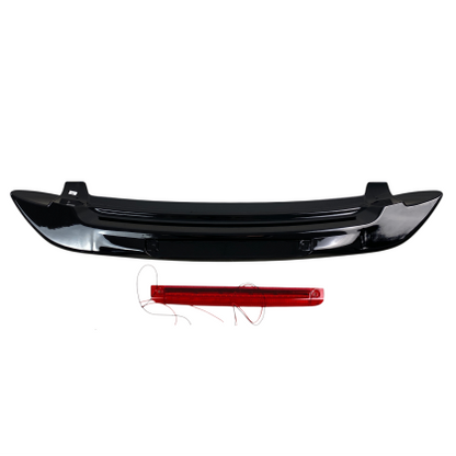 Спойлер антикрило за Honda Jazz (2004-2007) с трети стоп - черен гланц
