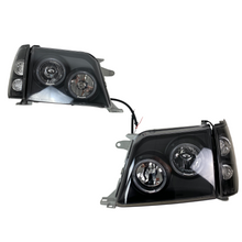 Кристални Фарове TOYOTA LAND CRUISER FJ90 (1996-2003) - черни